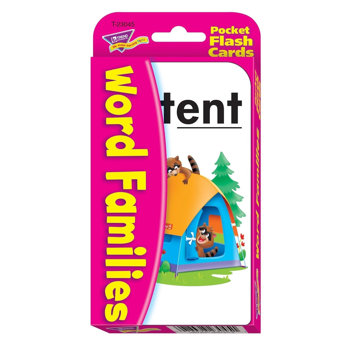 TREND ENTERPRISES, INC. - T-23045 TREND enterprises, Inc. Word Families Pocket Flash Cards