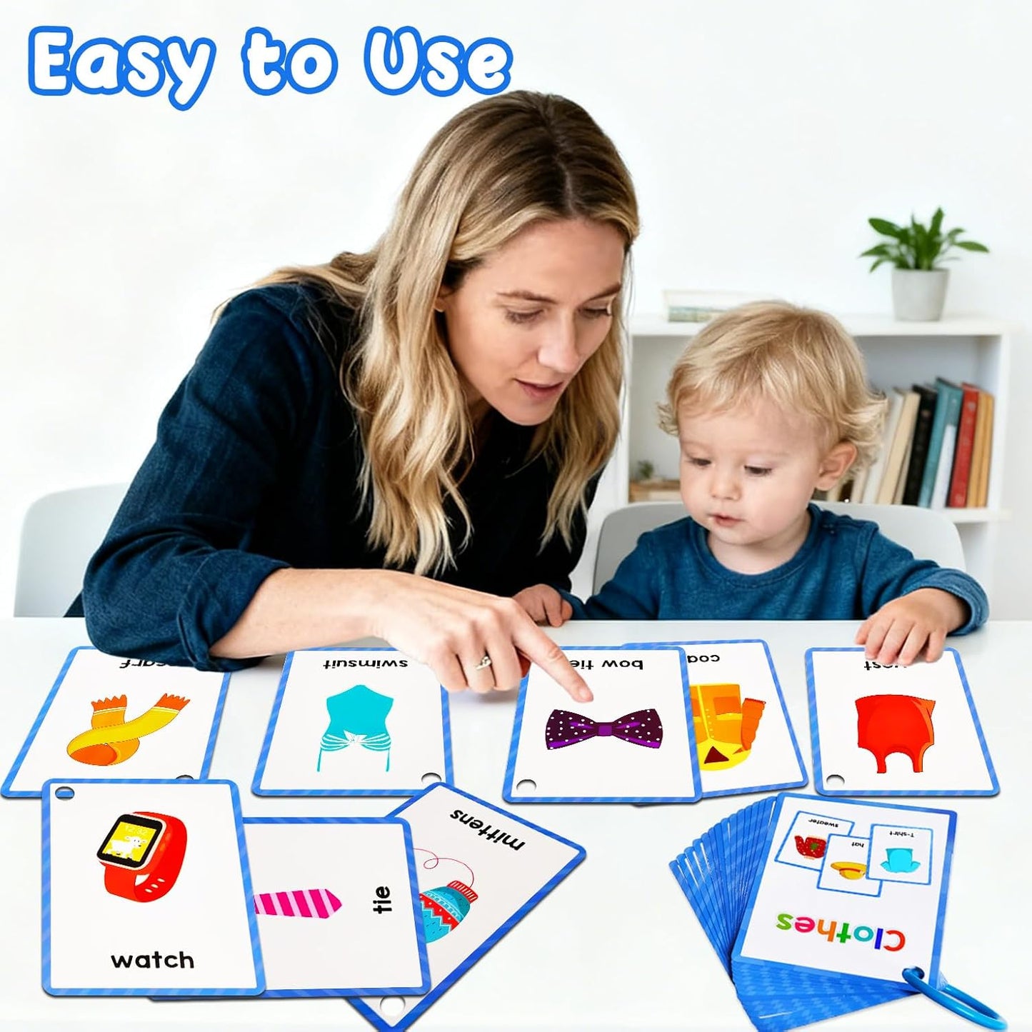 Learning Flashcards Number, 28 Different Number Educational Cards, Social Learning Card for Kids