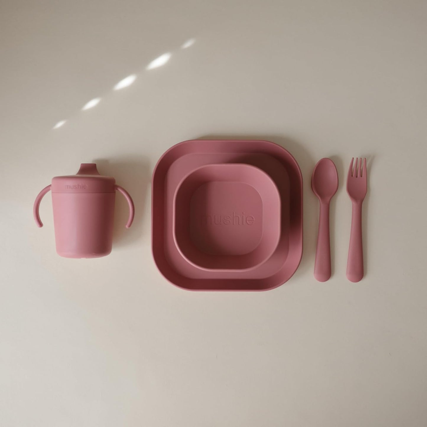 mushie Dinnerware Cups For Kids | Made in Denmark, Set of 2 (Ivory) - Colors A