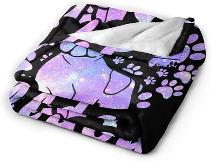 Bear Print Blanket Cute Baby Bear Fleece Throw Blanket Fuzzy Plush Super Soft Cozy Warm Decor Blanket Toddler Nursery Gifts for Boys Girls Kids Adult Men Women 40"x50"