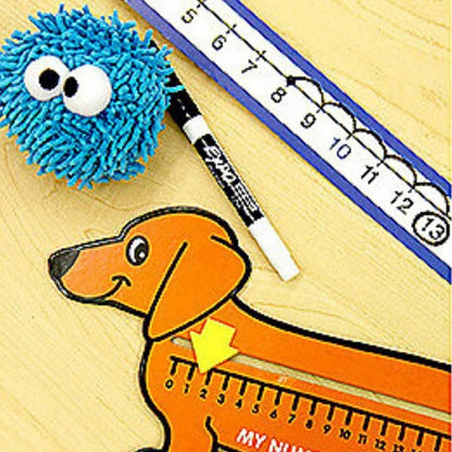 Fun Express Wiener Dog Number Line Sliders - 12 Pieces - Educational And Learning Activities For Kids