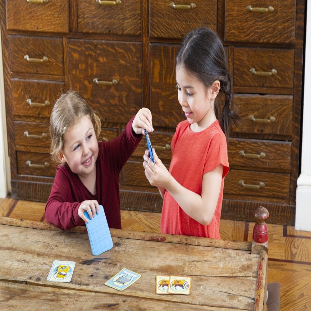 eeBoo Old Maid Playing Card Game - 50 Career Themed Cards, Classic Matching Card Game, Durable Oversized Cards, Screen-Free Fun, Ages 5+