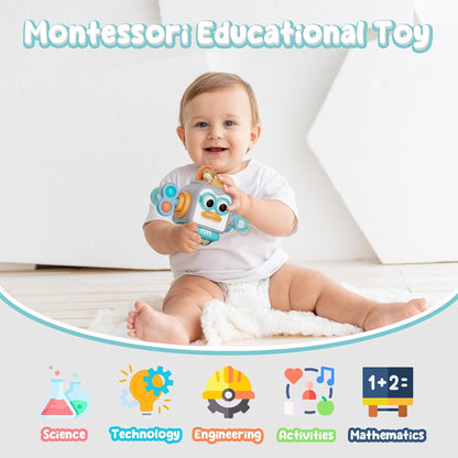 OSIMILY Montessori Toys for 1 Year Old, Busy Cube for 1 Year Old Boy Gifts,Sensory Toys for Toddlers 1-3,Fine Motor Skills Educational Toys,Birthday Gift for Baby Aged 6, 9, 10, 12, 18 Months
