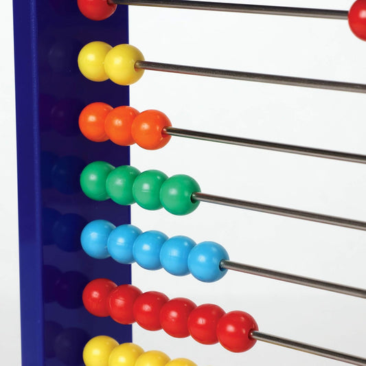 Learning Resources Ten-Row Abacus, Early Math Skills, Addition and Subtraction, Manipulatives for Kids, Back to School, Ages 5+