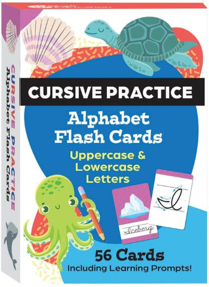 Cursive Practice Alphabet Flash Cards (Flash Card Series)