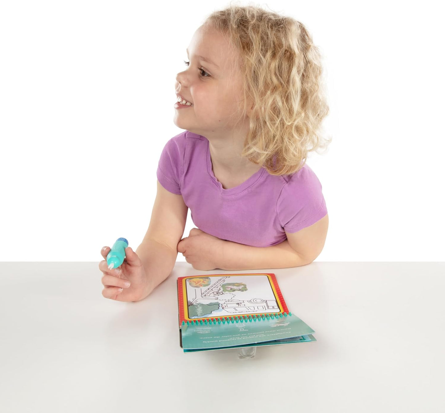 Melissa & Doug On The Go Water Wow! Mess Free Coloring Book, Reusable Water-Reveal Activity Pad, Vehicles, Travel Toys, Party Favors, for Toddlers & Kids Ages 3+ - FSC Certified