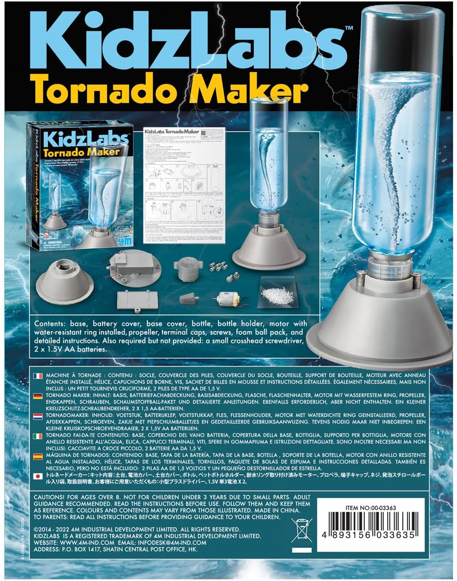 4M KidzLabs Volcano Making Kit, DIY Science Kit STEM, For Boys & Girls Ages 8+