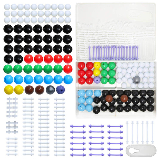 LINKTOR Chemistry Molecular Model Kit (444 Pieces), Student or Teacher Set for Organic and Inorganic Chemistry Learning, Motivate Enthusiasm for Learning and Raising Space Imagination, A Fullerene Set