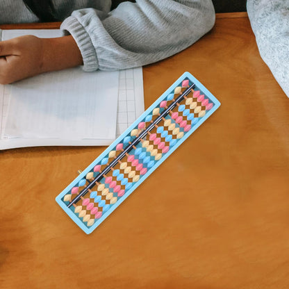 VICASKY Chinese Abacus for Kids Math - 17-Column 5-Beads Mental Arithmetic Calculating Tool for Students - Educational Number Counting Toy for Classroom and Home