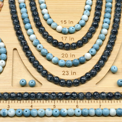 Petoysoso Bead Boards for Jewelry Making, Bamboo Beading Board for Bracelet & Necklace, Jewelry Making Supplies,Bead Tray Supplies