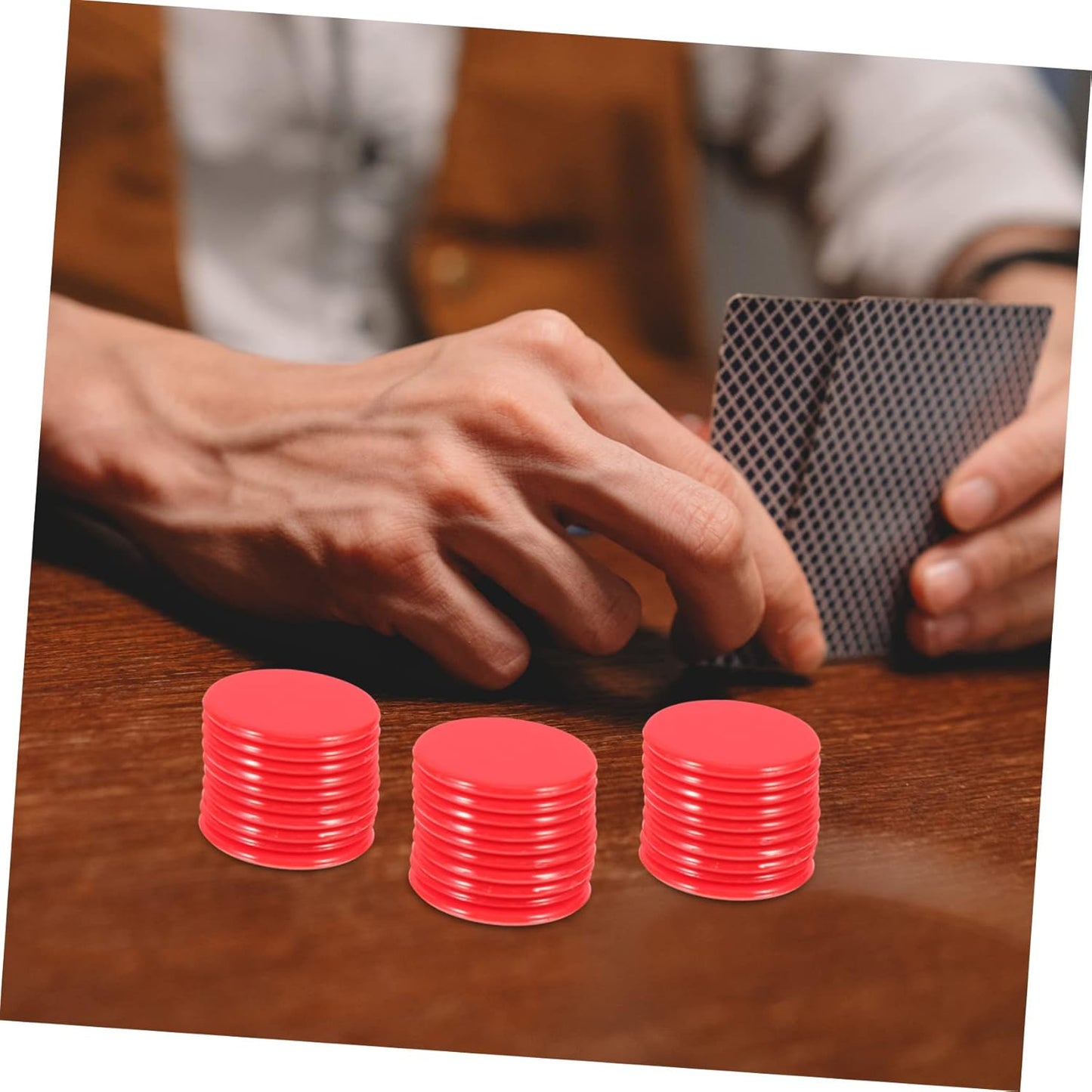 BESPORTBLE Bingo Counting Chips Game Markers for Smooth Surface Counting for Math Learning and Grouping Activities