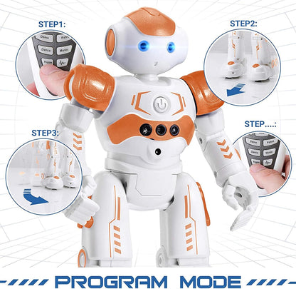 KingsDragon RC Robot Toys for Kids, Gesture & Sensing Programmable Remote Control Smart Robot for Age 3 4 5 6 7 8 Year Old Boys Girls Birthday Gift Present