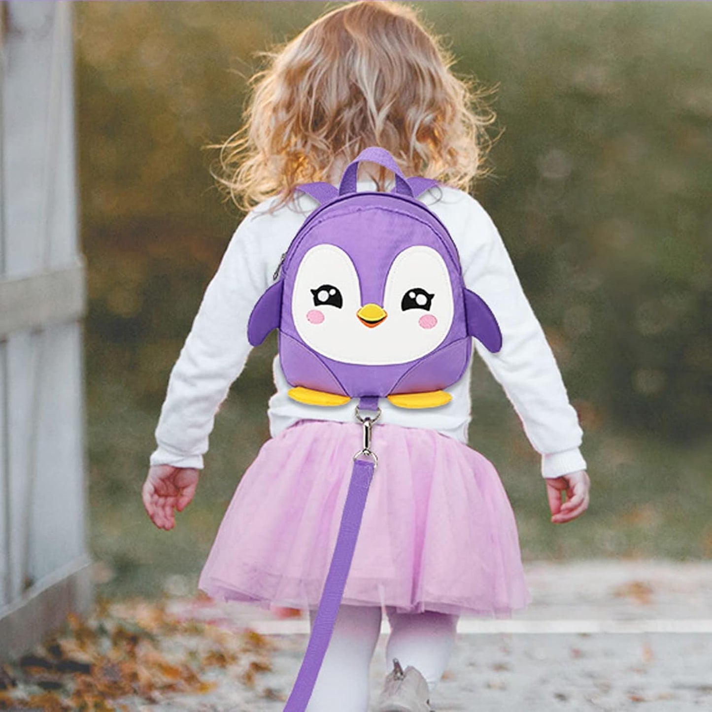 Accmor Toddler Harness Backpack Leash, Cute Dinosaur Backpacks with Anti Lost Wrist Link, Cute Mini Child Backpack Wristband Tether Strap and Protection Leashes for Boys Girls Aged 1-3 Years