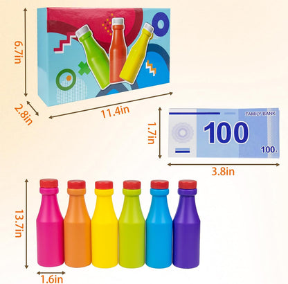 2026 Match Bottle Color Game Fun Toys for 2-8 Player, Teens Play, Birthday Gifts, Family Games for Kids Adults, Fun Board Game, Graduate Night, Birthday Party, Outdoor Travel Activity, Party Night