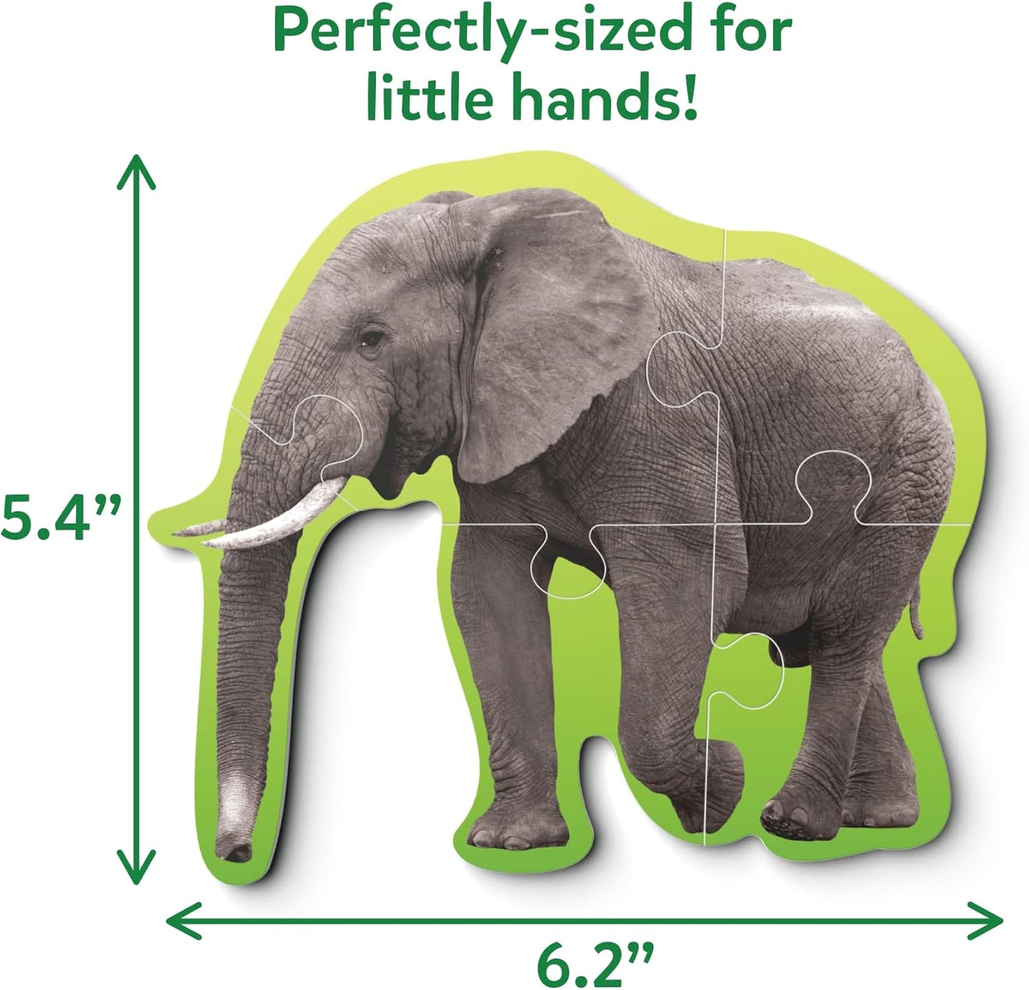 Skillmatics Step by Step Puzzles - 40 Piece Jigsaw & Toddler Puzzle, Montessori Educational Toy for Boys & Girls, Farm Animals, Travel Friendly, Gifts for Kids Ages 3, 4, 5 and Up