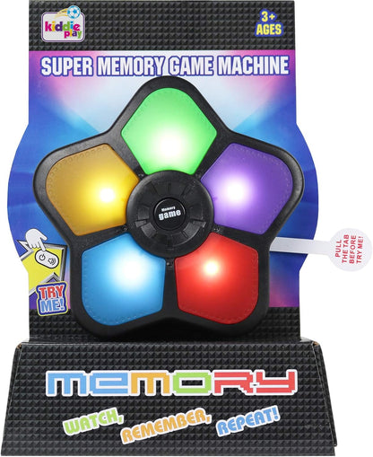 Kiddie Play Electronic Memory Game for Kids 3 and Up Repeat The Color Memorizing Toy
