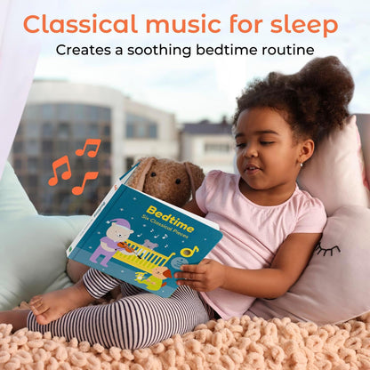 Cali’s Books Wind Down – USB-C Rechargeable Baby Book for Toddlers 1-3, Headphone Jack, Expert-Designed Bedtime Musical Book with Gentle Activities and Affirmations for a Calming Nightly Routine