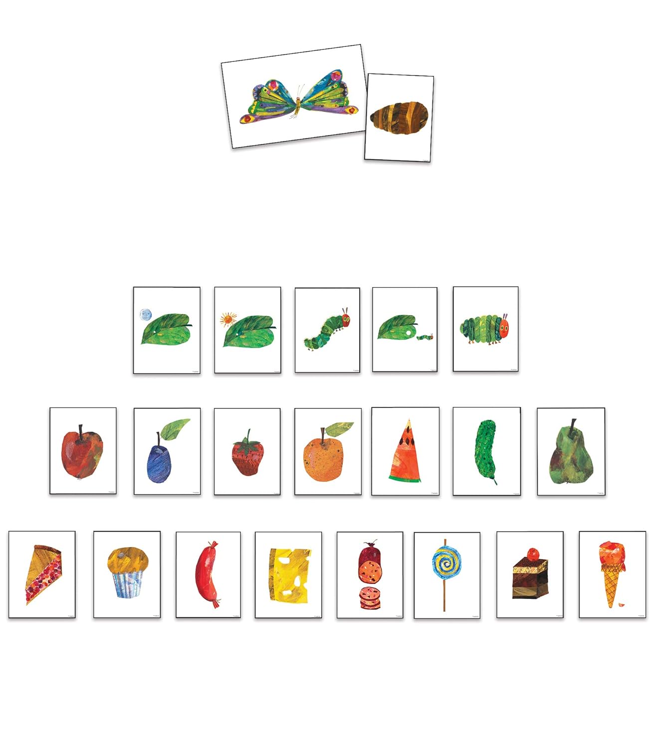 World of Eric Carle | The Very Hungry Caterpillar Learning Cards | English and Spanish, 67ct