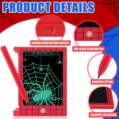 Nezyo 24 Pack Toy Inspires Party Favors Supplies, LCD Writing Tablet for Kids, 4.6'' Mini Board Drawing Tablet, Cartoon Goodie Bags Stuffers Birthday Toddler Boy Student Gifts