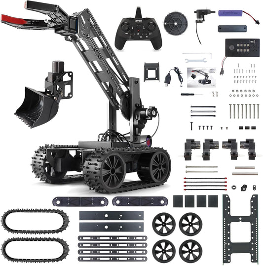 Robotic Arm Kit, Robot Kit for Kids Age 8+,STEM Building Toys 4-DOF Electronic Programming DIY Robots for Boys and Girls, Educational Science Projects,Cool Xmas Birthday Gifts for Kids.