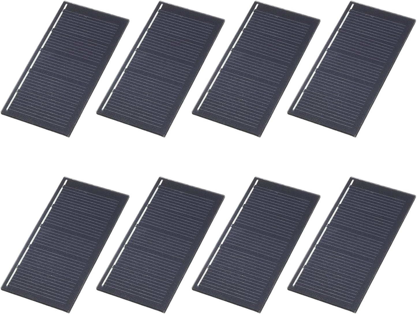 MECCANIXITY 8PCS 1.5V 0.09W 0.06A Mini Solar Panels for Solar Power, Small Solar Photovoltaic Cells Charge DIY Electric Toy Materials Solar System Kits, 1.18" x 1.18"