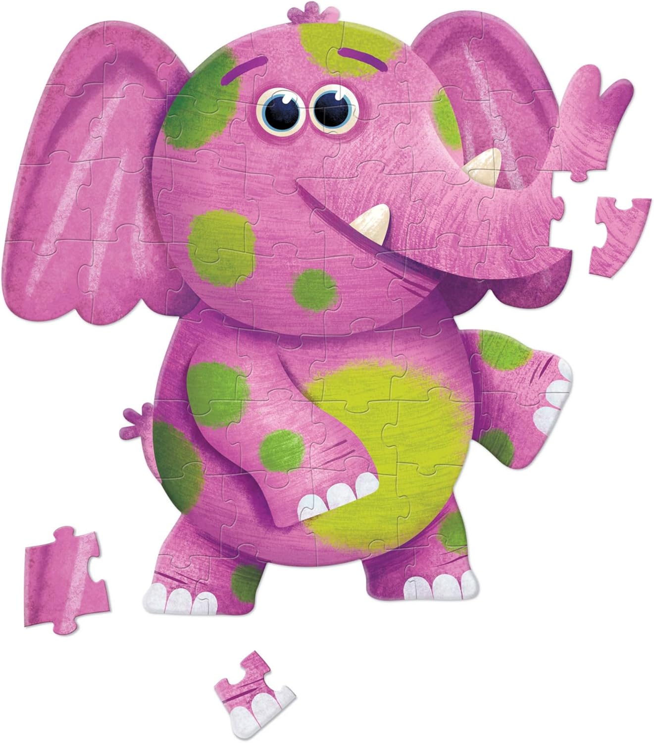 Crocodile Creek Above + Below 48-Piece Jigsaw Floor Puzzle - Fun Floor Puzzles for Kids Ages 4-8, Jumbo Unicorn