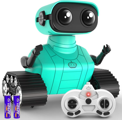 Hamourd Robot Toys for Boys Girls, Emo Robot with Walkie-Talkie Function, Gesture Sensing, Flexible Head & Arms, Programming Motion, Dance Moves, Music, Multi-Mode LED Eye, Toys for Ages