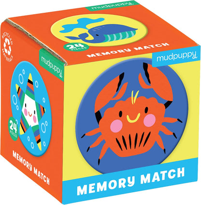 Mudpuppy Unicorn Magic Mini Memory Matching Game – Memory Game for Kids Ages 3 and Up, Makes A Great Gift Idea, 2.75” Mini Storage Cube Is Ideal for On-The-Go Fun
