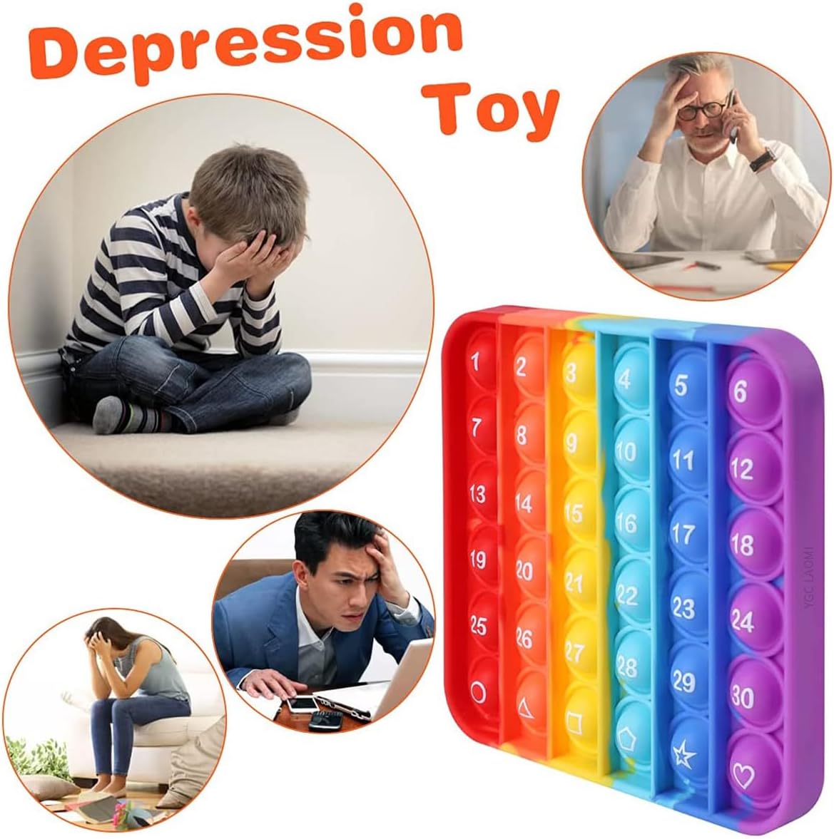 12x12 Multiplication Chart Pop Toy Board, Math Games for Kids, Educational Math Manipulatives, Classroom Learning Supplies, Stress Relief Fidget Toy for Kids & Adults with Anxiety