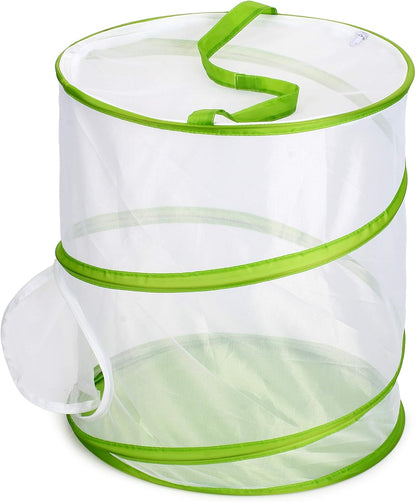 Insect and Butterfly Habitat Cage Terrarium Pop-up 12" x 14" Tall