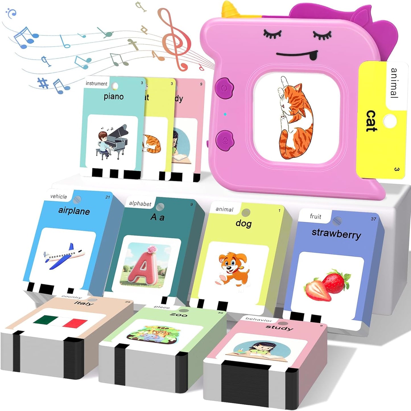 Spanish and English Talking Flash Cards for Toddlers 1 2 3 4 5 6 Year Olds, 420 Sight Words, Montessori Learning Toys, Pocket Speech Therapy Toys, Sensory Preschool Educational Birthday Gift