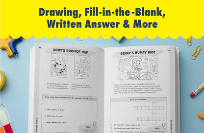 1st Grade Reading Comprehension Kickstart Workbook: 120 Fun Activities to Build Reading Skills & Confidence in Grade 1