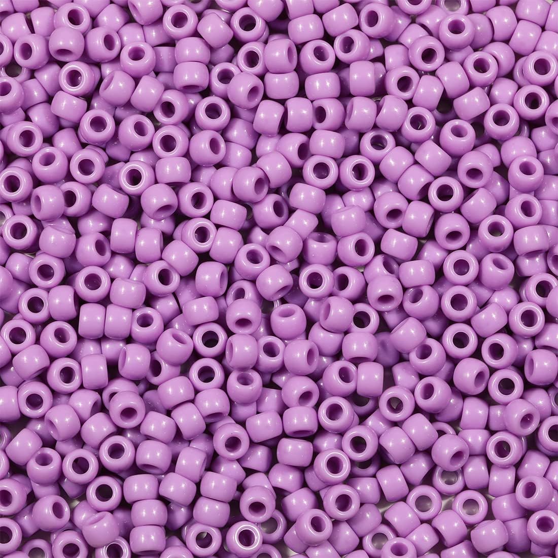 Bala&Fillic 6x9mm Army Green Pony Beads with Smooth Surface 1000pcs Crayon Color Craft Beads (Army Green)