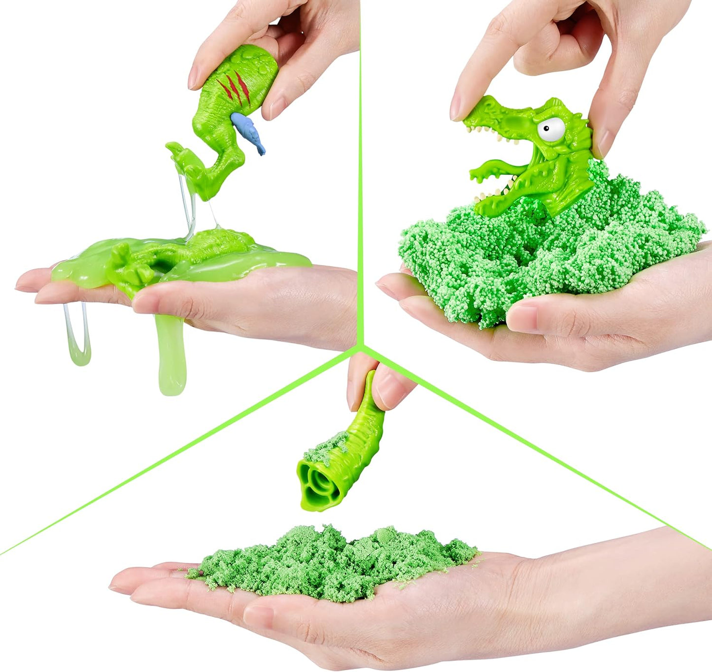 Mega Jurassic Light Up Dino Egg (T-Rex) by ZURU Collectible Egg with Over 25 Surprises, Volcano Slime, Fossil Toy, Dinosaur Toys, T-Rex Toy for Boys and Kids