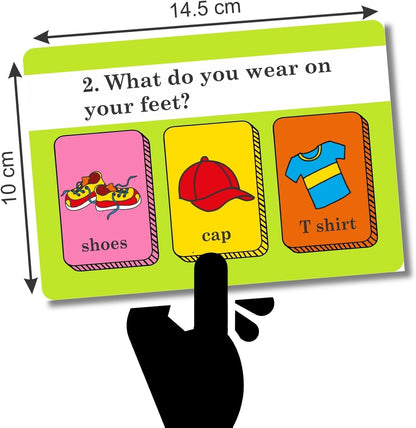 Verbal Reasoning Flashcards for Kids – ‘Answer What?’ Thinking Skills + Action Words Sentence Building Cards | Speech Therapy, ESL & Home Schooling