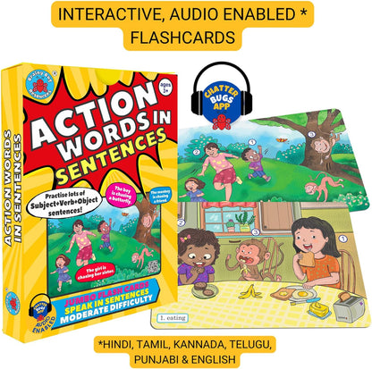 Verbal Reasoning Flashcards for Kids – ‘Answer What?’ Thinking Skills + Action Words Sentence Building Cards | Speech Therapy, ESL & Home Schooling