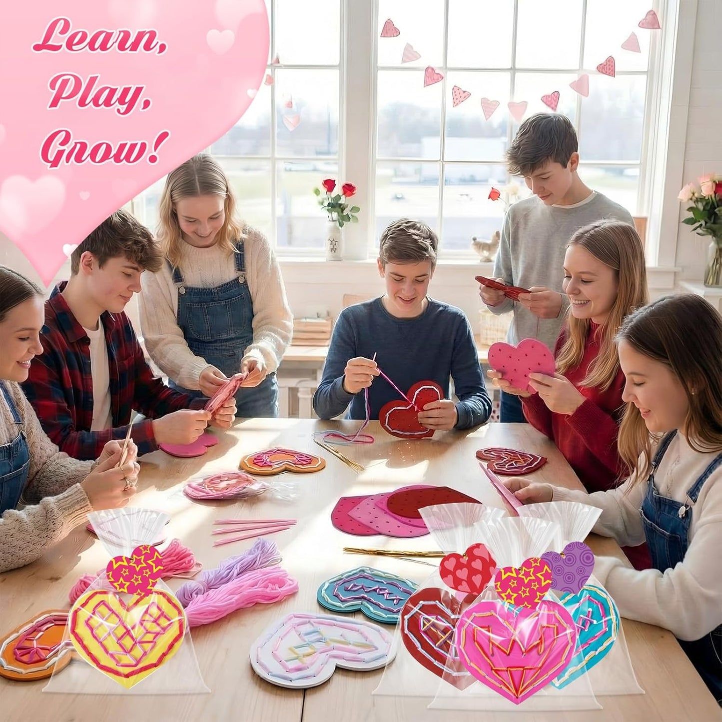 Capoda 9 Sets Lacing Cards Shoes Educational Threading Toy for Wooden Lacing Card Toys with Colorful Threads for Develop Imagination Early Education and Learning Activity(Shoes)