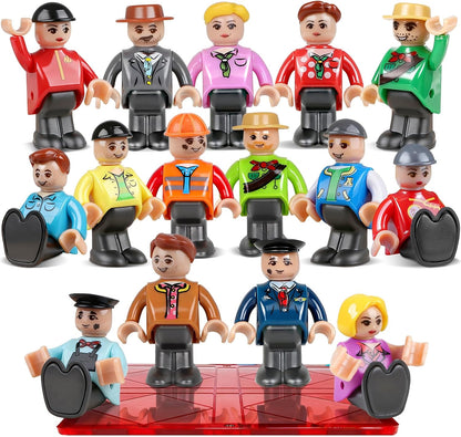 100pcs Magnetic Tiles Magnetic Building Blocks for Toddlers 3 4 5 6 7 Year Old Boys Girls Educational Magnet Blocks Christmas Birthday Gift Toys for Kids Ages 4-8 Sensory Toys 1-3