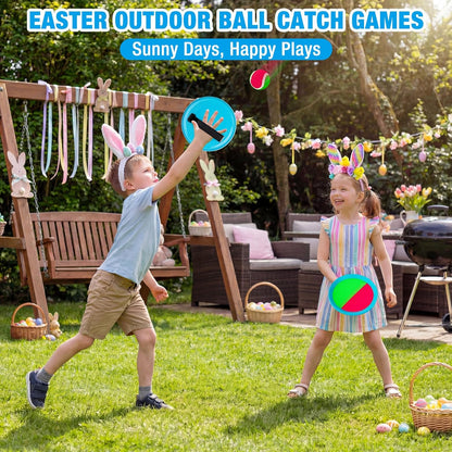 Ayeboovi Toss and Catch Ball Game Outdoor Toys for Kids Yard Games Beach Toys Outside Games for 3 4 5 6 7 8 9 10 Year Old Boys Girls (Upgraded)