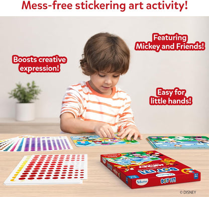 Skillmatics Dot It Sticker Art - Disney Princess, Mess-Free Fun for Kids, 500+ Stickers, Craft Kits, DIY Scrapbooking Activity, Gifts for Girls & Boys Ages 3, 4, 5, 6, 7