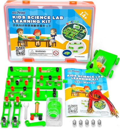 Electricity Science Kit,Hands-on Electricity and Magnetism Experiments for Middle Grade 8+ / high School