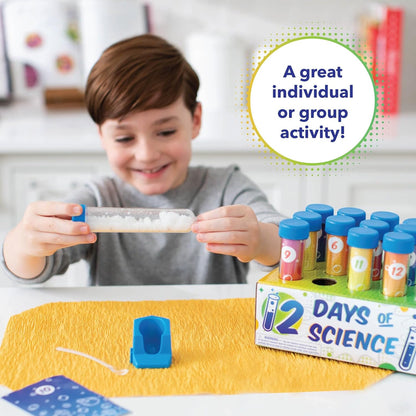 MindWare 12 Days of Science Advent Calendar Kids Science Kit with 12 Test Tube Experiments Ages 6+