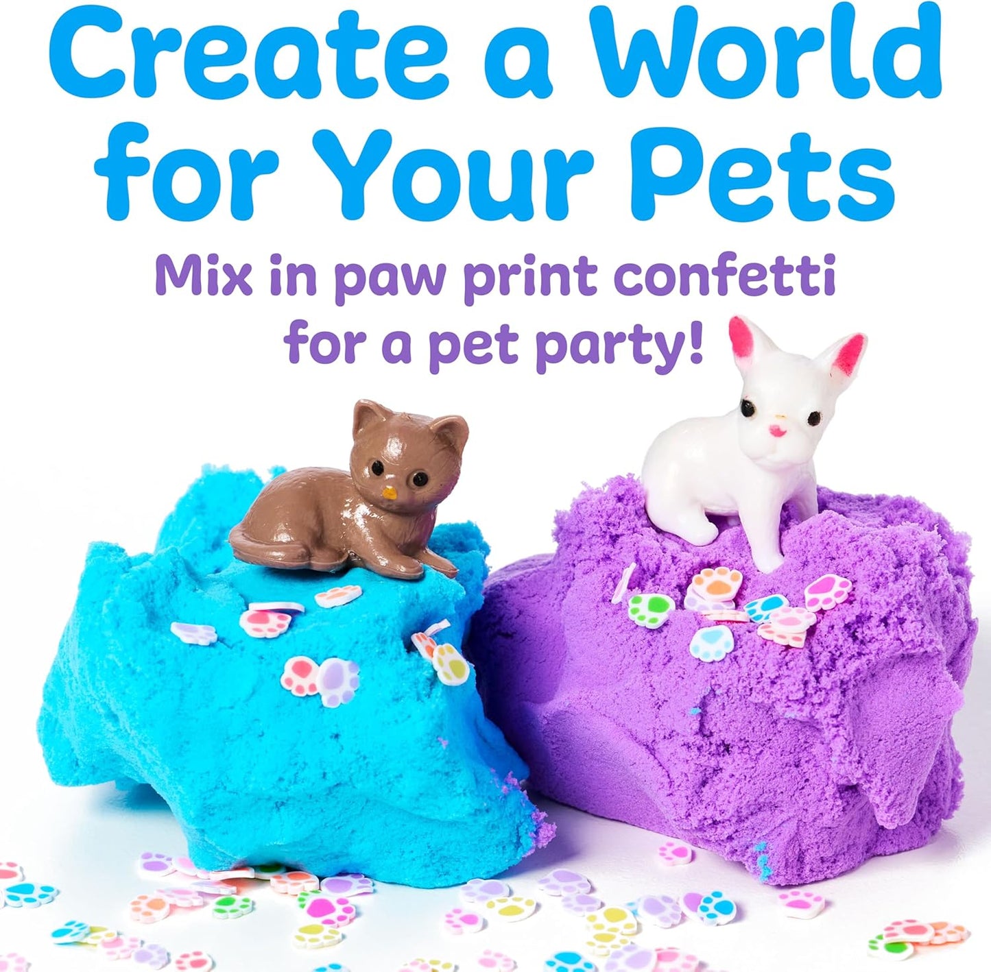 Creativity for Kids Sensory Minis Construction Kit | Cloud Clay Sensory Toy with Excavator for Kids | Spring Crafts that are Mess-Free, Screen-Free Travel Toy (Ages 3+)