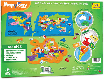 Imagimake Mapology Solar System for Kids | Educational Toys for Kids 5-7 | Space Toys | Puzzles for Boys & Girls Ages 4-8 | 6 Year Old Boy Gifts & Girl Gifts