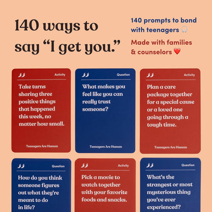 Children are Human | 140 Conversation Cards to Help Bond with Kids | Card Game for Elementary School Children | Designed by Experts for Grades 2-5 | Ages 7-10+