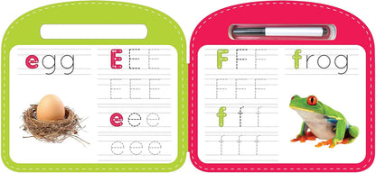 Write & Wipe ABC - Children's Novelty Learning Board Book - Wipe Clean - Alphabet - Educational (Wipe Clean First Skills Learning Series: Includes Dry-Erase Marker)