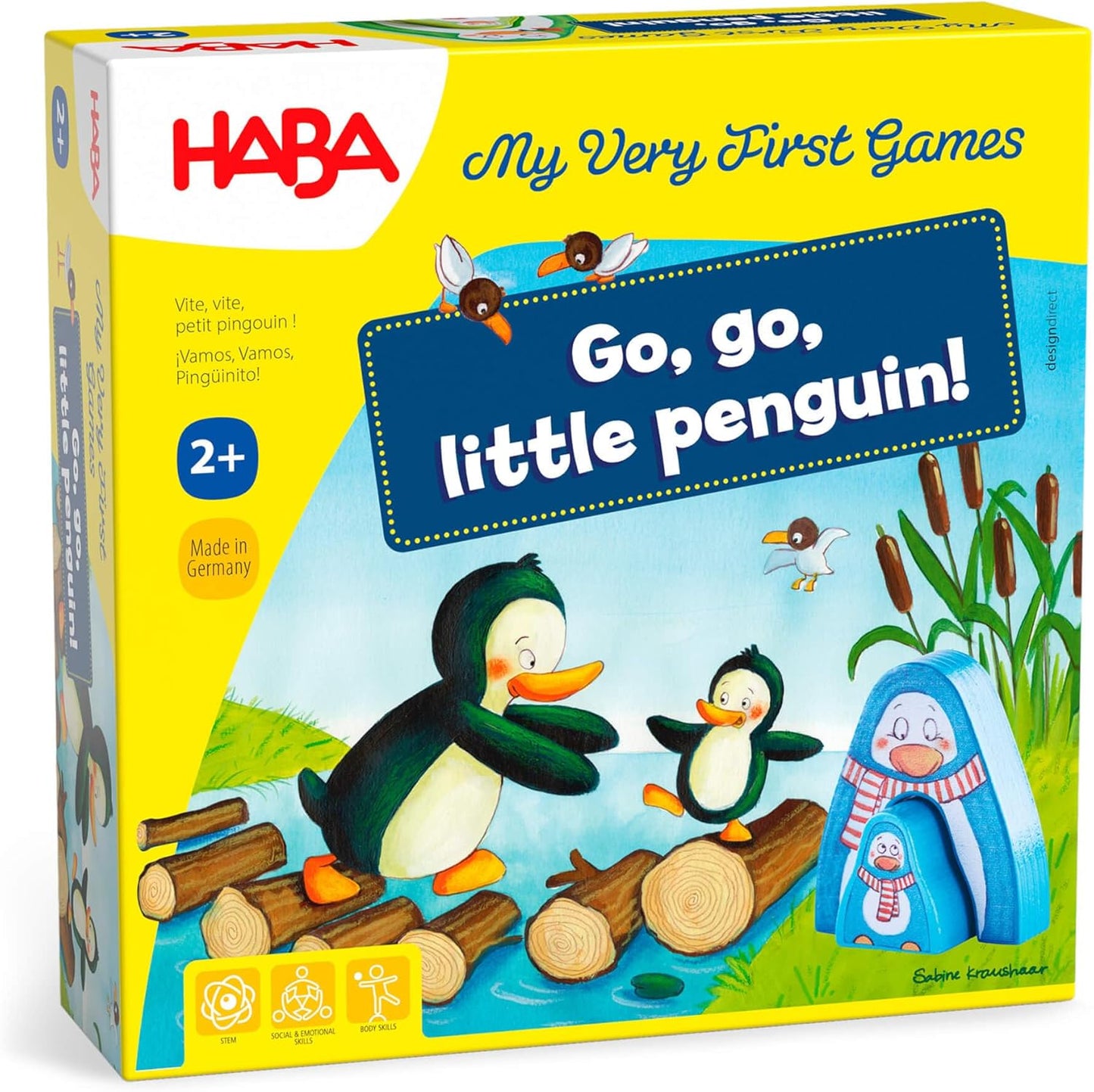 HABA My Very First Games - First Orchard Toddler Game - My First Orchard Game, Cooperative Toddler Board Games for 2 Year Olds - Made in Germany