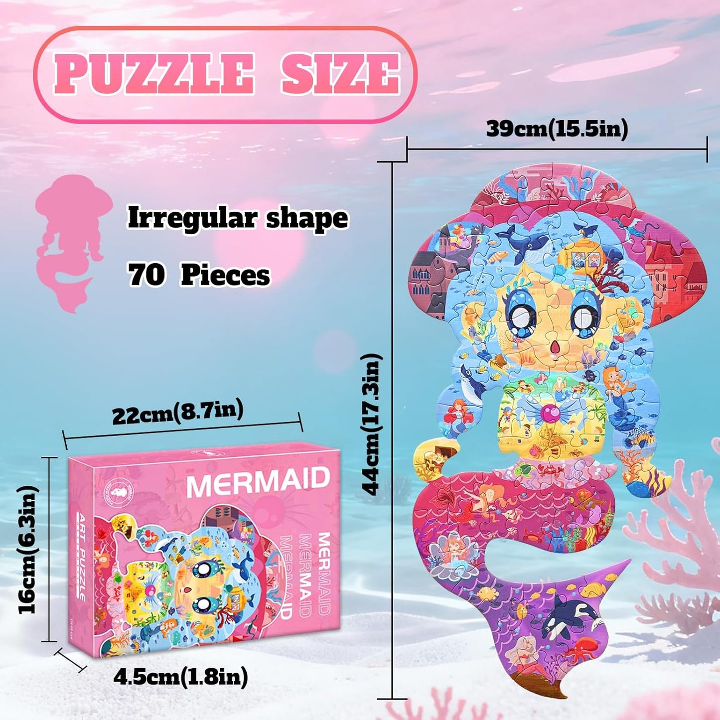GIVEITALL Irregular Animal Puzzles for Kids Ages 4-6 6-8 8-10 10-12 Year Old,Panda Puzzle 180 Pieces Enlightening Floor Puzzle Game Creative Gifts for Boys Girls (Panda)