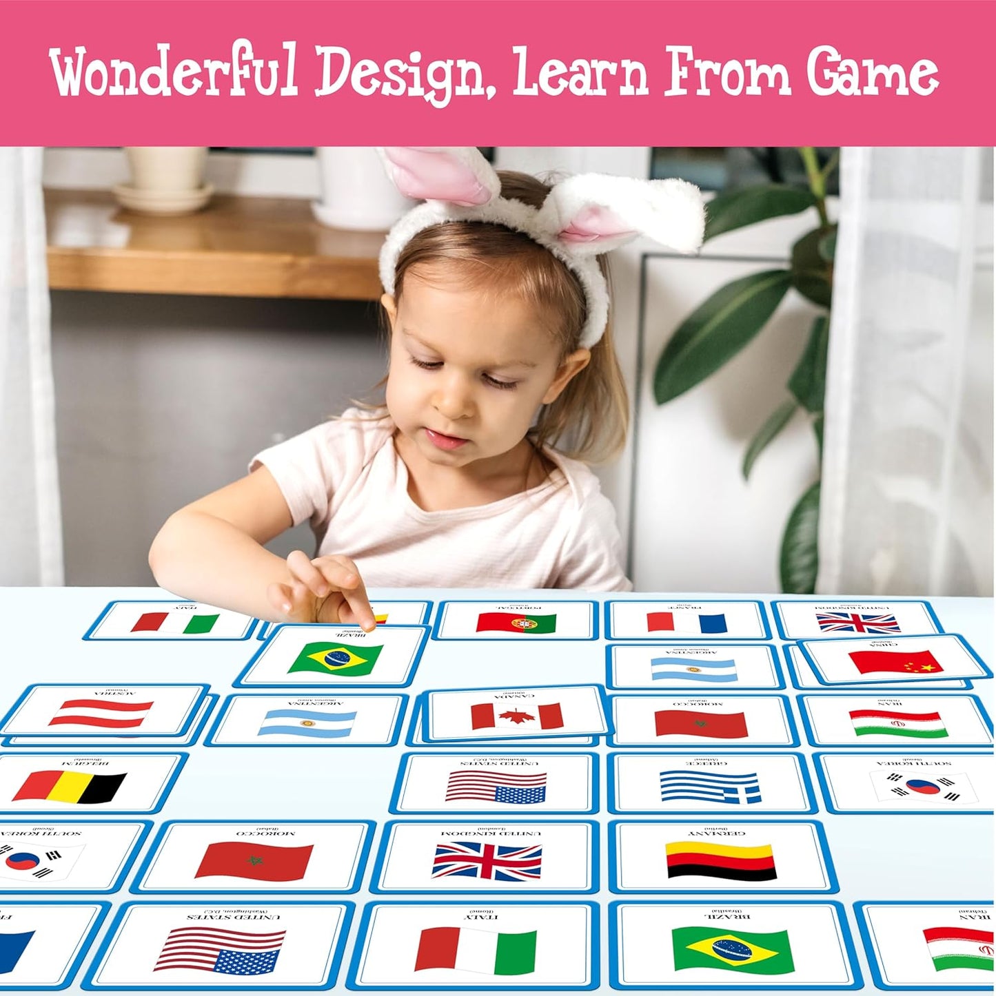 Hebayy Wild Animal Matching Game, 80 PCS Realistic Animal Memory Matching Cards for Toddlers 40 Pairs Real Animal Memory Cards Educational Toys for Preschool Boys & Girls 4 5 6 Years Old