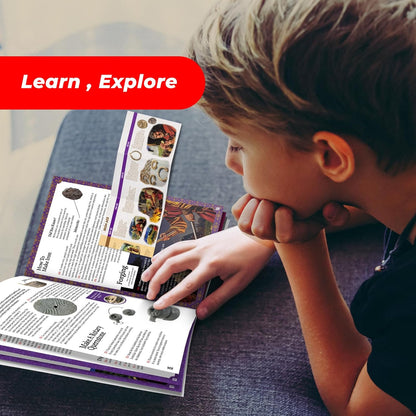 EDUMAN Stone Ages Fossil Dig Kit for Kids, Dig it Up Ancient Creatures Kit, Archaeology Kits with Mining Kit Tools, Educational Toys & Stem Toys for Kids Age 6 for Boys Girls